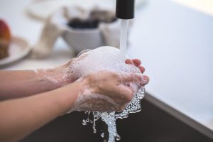 Washing your hands is best for certain things than using hand sanitizer. 