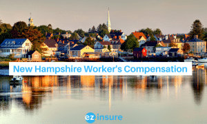 new hampshire worker's compensation text overlaying image of portsmouth